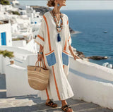 Elegant Mary - Long Strand Dress for a Stylish Summer Look