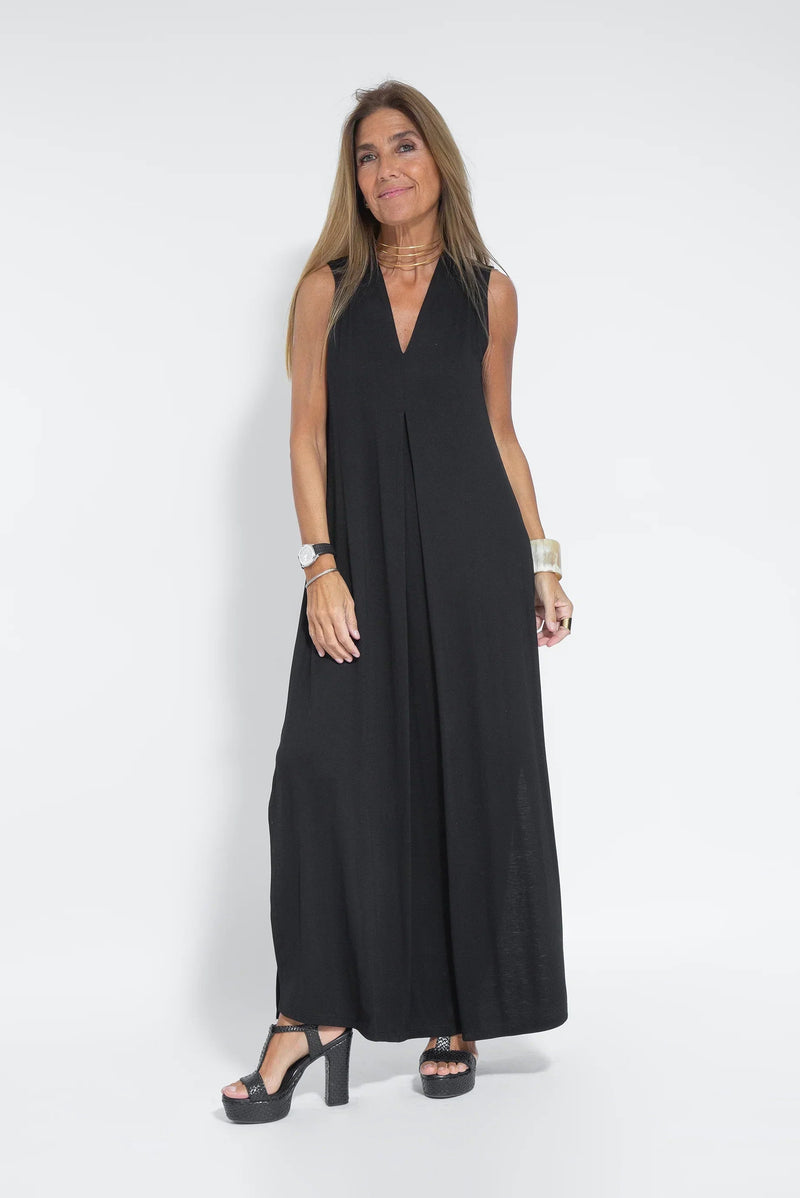 Carmela | Elegant Long Dress with Cardigan