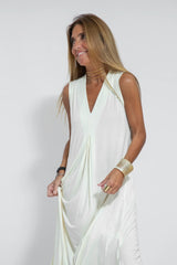 Carmela | Elegant Long Dress with Cardigan