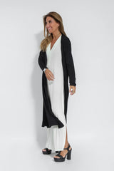 Carmela | Elegant Long Dress with Cardigan