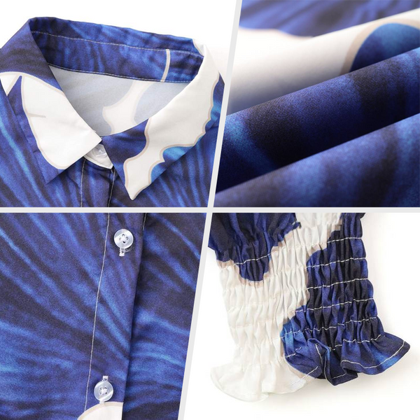 Eva - Long, Airy Shirt Dress