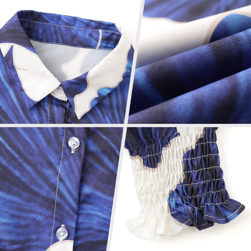 Eva - Long, Airy Shirt Dress